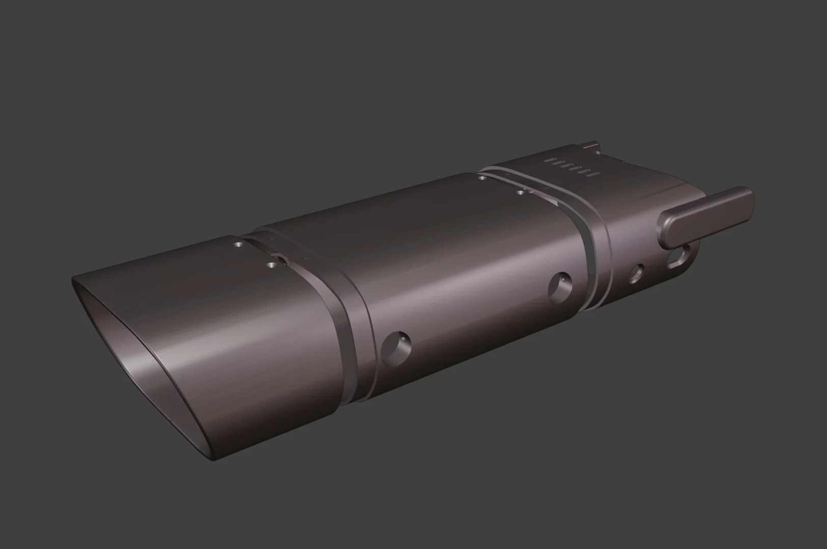 Complete 3D design of the custom Aseer Quartet telescope